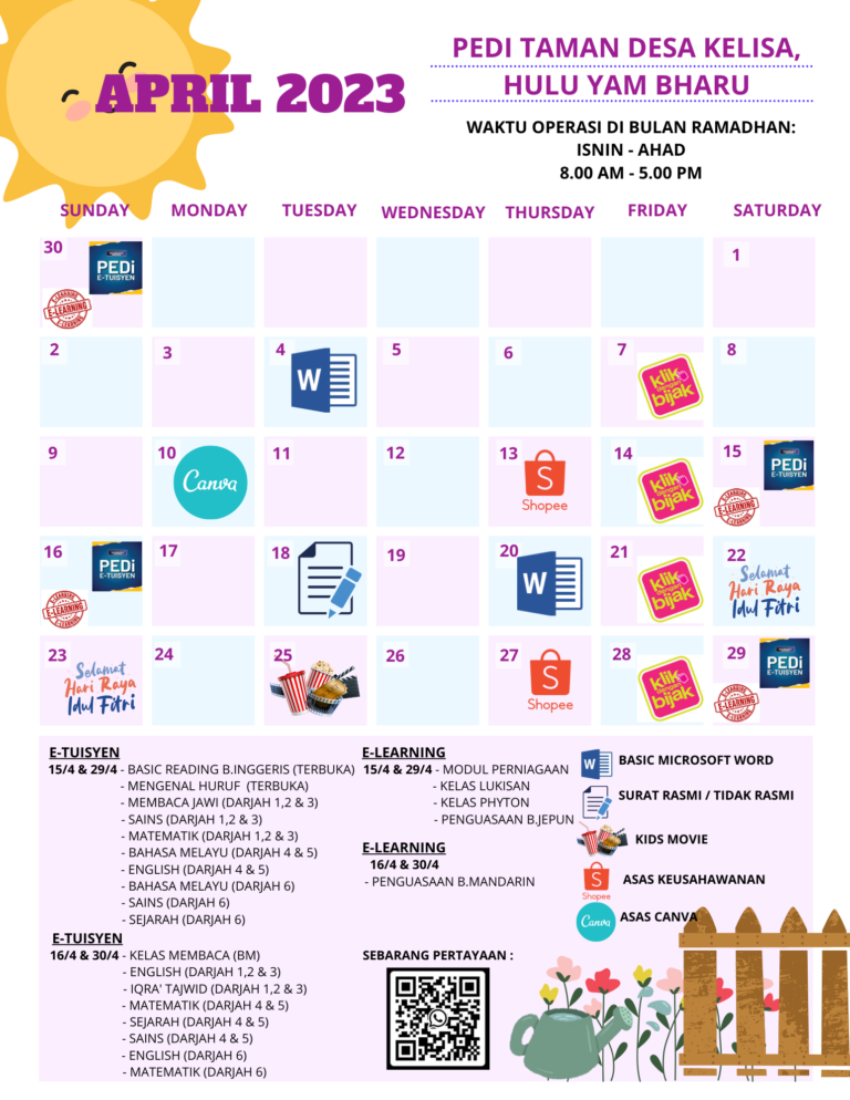 JADUAL MAC 2023